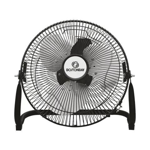 BOSTON BAY FAN FE2-40 BLACK METAL FLOOR INDUSTRIAL