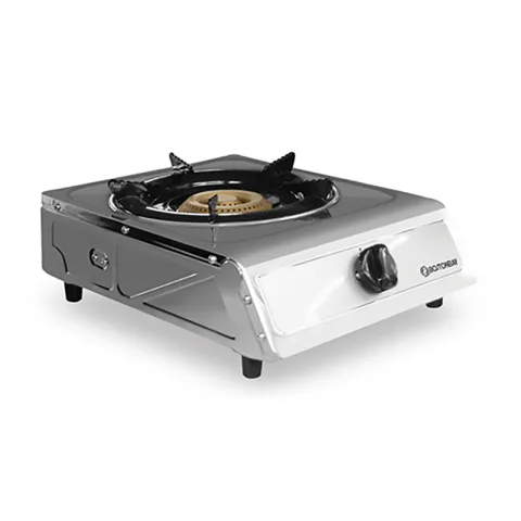 BOSTON BAY STOVE 1-03SBC WHITE STAINLESS STEEL SINGLE BURNER