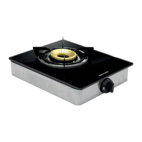 BOSTON BAY GAS STOVE G101NR BLACK STAINLESS STEEL 1 BURNER