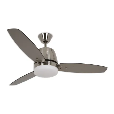 BOSTON BAY CEILING FAN 3AT52BN+LK BRUSHED SATIN NICKEL PLYWOOD