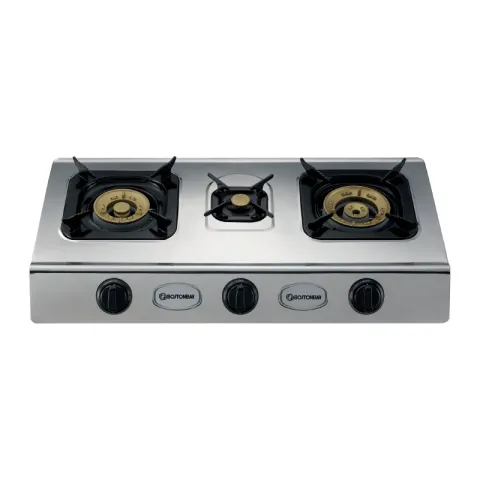 BOSTON BAY GAS STOVE 3A-01SNC-1 WHITE STAINLESS STEEL