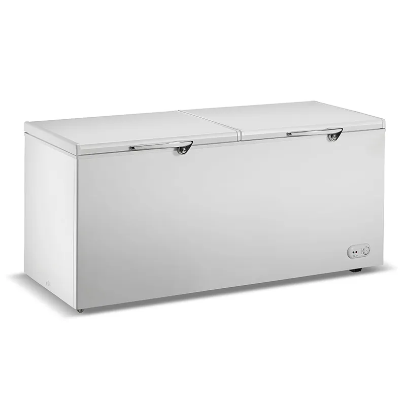 BOSTON BAY CHEST FREEZER CB0723-BD(W)-600 WHITE ABS 19.8 CU FT DOUBLE DOOR