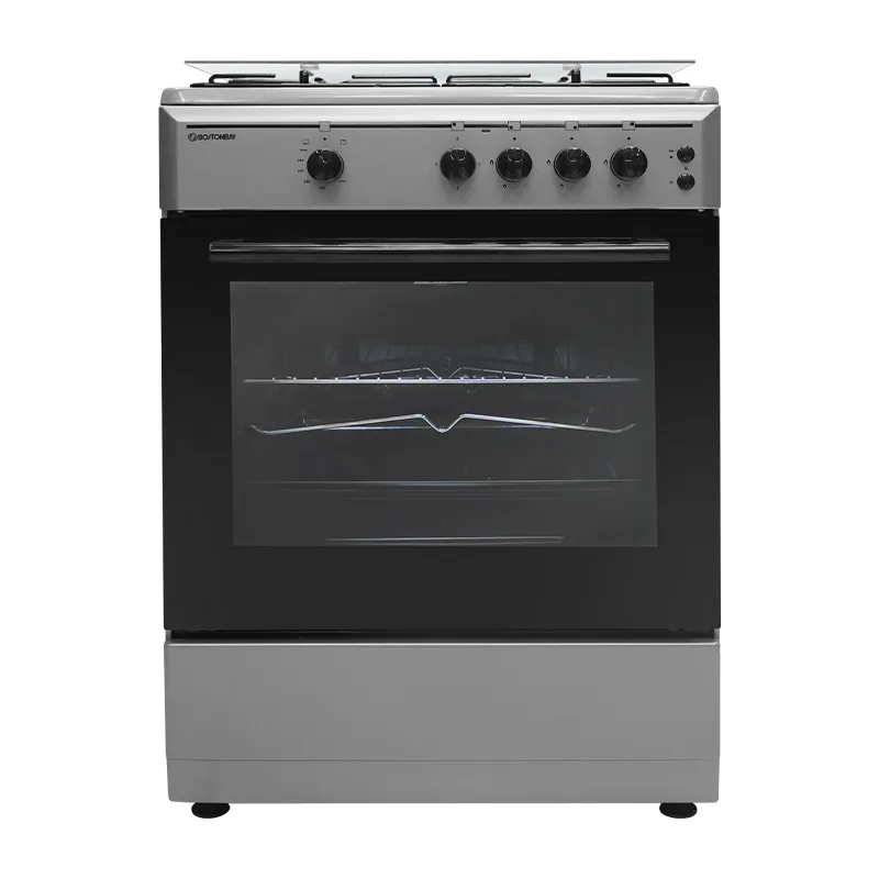 BOSTON BAY GAS RANGE FE603GS1 INOX INOX 60CM 3 GAS 1 HOT PLATE