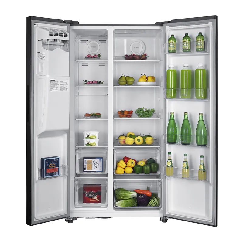 BOSTON BAY REFRIGERATOR RBH18.1-0225-FF2-69IM GREY 150W INVERTER W/ICE MAKER & WATER DISPENSER