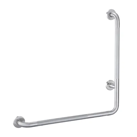 LA FONZA SAFETY HANDRAIL LB0A1599A10-12-DEC POLISHED S.ST. STAINLESS STEEL 304 L-SHAPE ANGLED GRAB BAR