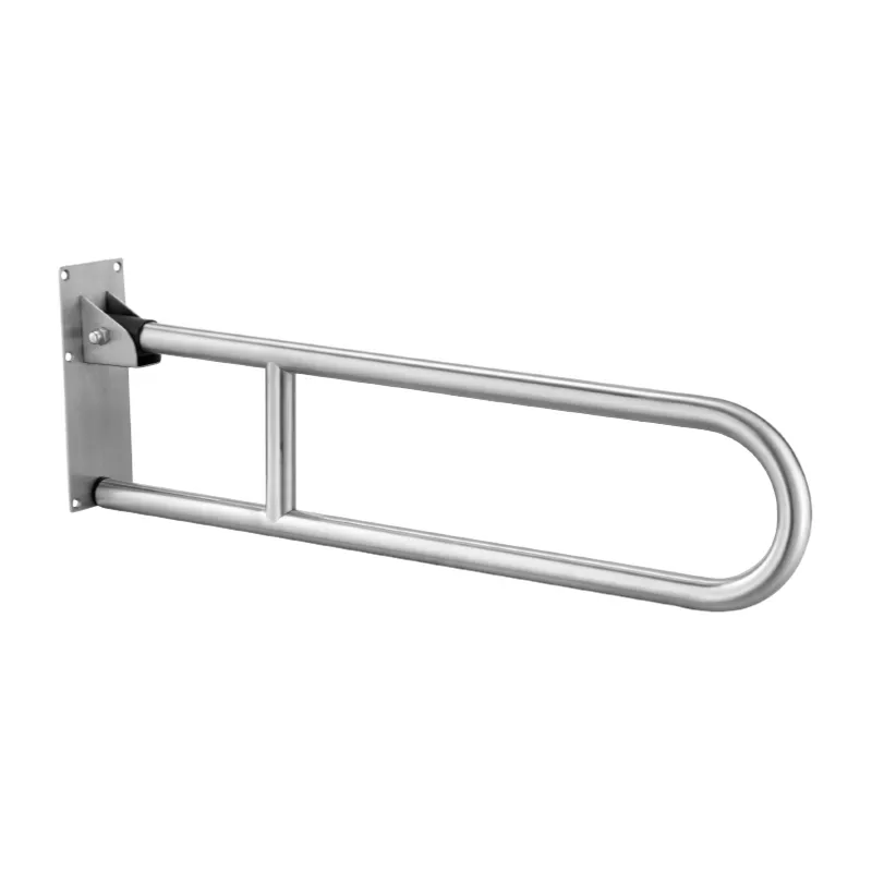 LA FONZA SAFETY HANDRAIL LB0A1599D10-12-DEC POLISHED S.ST. STAINLESS STEEL 304 D-SHAPE HANDICAP GRAB BAR