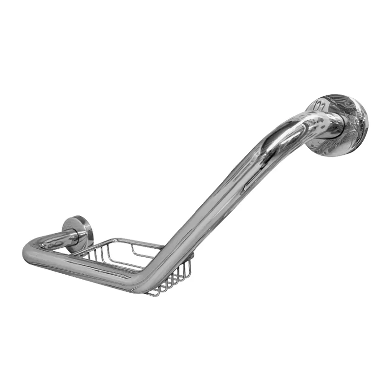 LA FONZA GRAB BAR LB001082C26-02-DEC WHITE STAINLESS STEEL 201, NYLON ANGLE