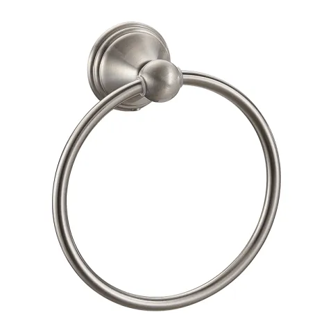 LA FONZA TOWEL RING L0009360D07-08-DEC BRUSHED NICKEL ZINC ALLOY, STAINLESS STEEL 201 ROUND