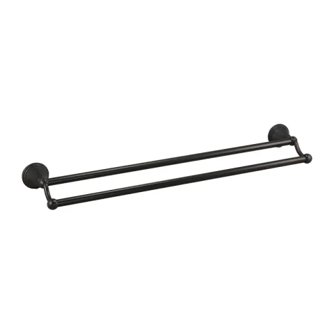 LA FONZA TOWEL BAR L0009324D35-08-DEC OIL RUBBERED BRONZE ZINC ALLOY, ALUMINUM DOUBLE