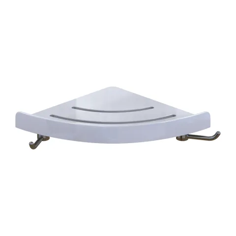 LA FONZA CORNER SHELF G60315-W WHITE ABS INDOOR TRIANGLE