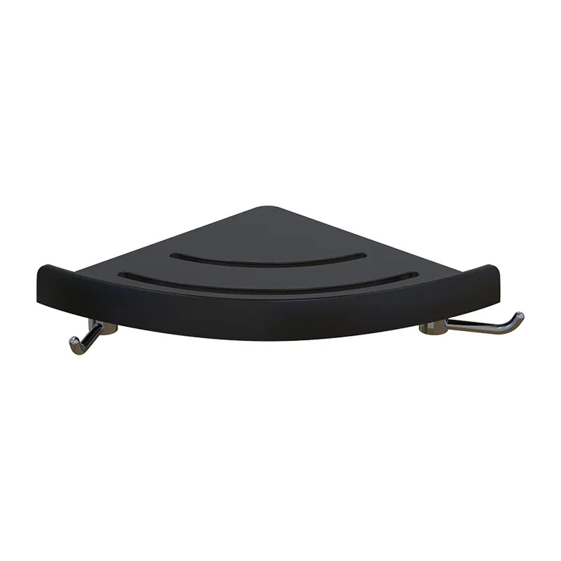 LA FONZA CORNER SHELF G60315-B BLACK ABS INDOOR TRIANGLE