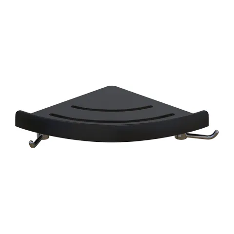 LA FONZA CORNER SHELF G60315-B BLACK ABS INDOOR TRIANGLE