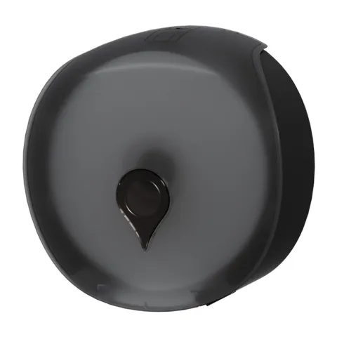 LA FONZA TISSUE DISPENSER TLC0624-CD-8511B BLACK/TRANSPARENT ABS JUMBO ROUND