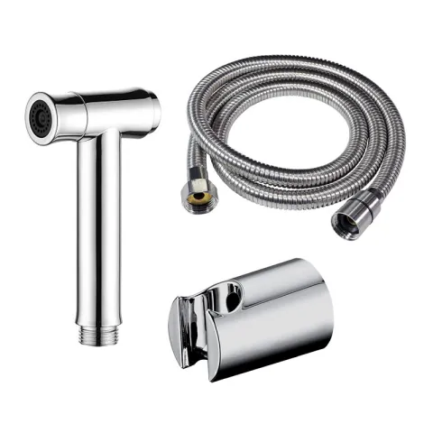 LA FONZA BIDET TP014 CHROME BRASS WALL MOUNTED SET