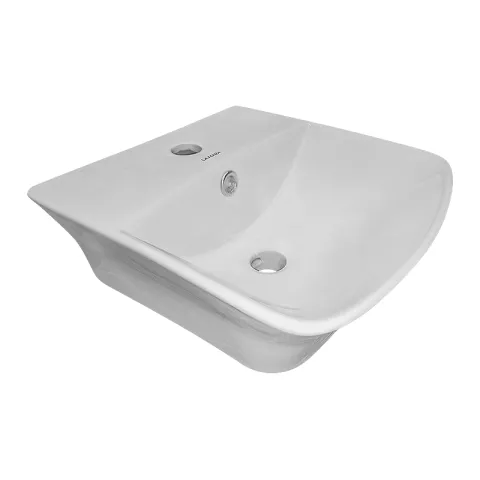 LA FONZA LAVATORY BURANO-450 78369A WHITE CERAMIC SANITARYWARES SQUARE