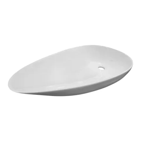 LA FONZA LAVATORY CASCINA 7862 WHITE CERAMIC SANITARYWARES OVAL