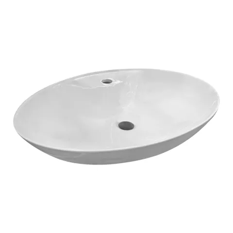 LA FONZA LAVATORY CORTONA 9438 WHITE CERAMIC SANITARYWARES OVAL