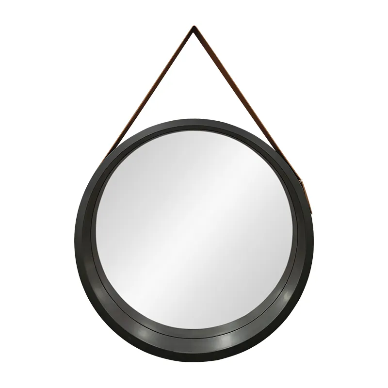 SIMEX MIRROR GRACE MSI1122-IFM03WB BLACK POLYPROPYLENE FRAME WALL MOUNTED ROUND