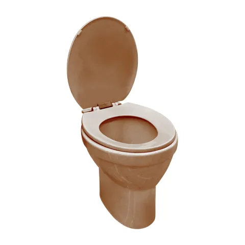 PHILIPPINE STANDARD PAIL FLUSH 18 ORANGE CERAMIC LARGE PLAIN
