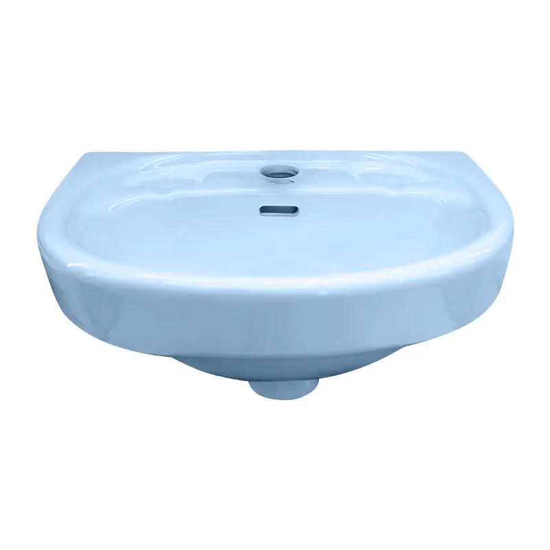PHILIPPINE STANDARD LAVATORY CORON P02 PASTEL BLUE CERAMIC ROUND