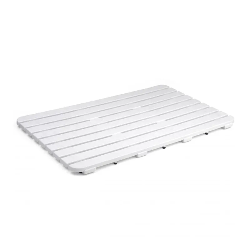 TATAY SHOWER PLATFORM 5530101 WHITE POLYPROPYLENE SQUARE