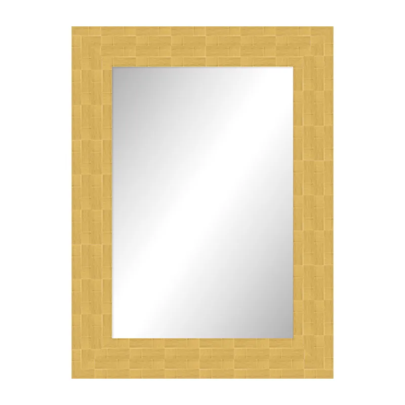 SIMEX MIRROR MSI0724-6248 GOLD POLYSTYRENE WALL MOUNTED