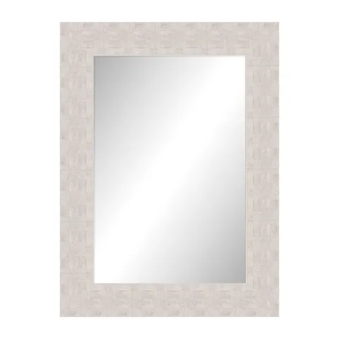SIMEX MIRROR MSI0724-6248 SILVER POLYSTYRENE WALL MOUNTED