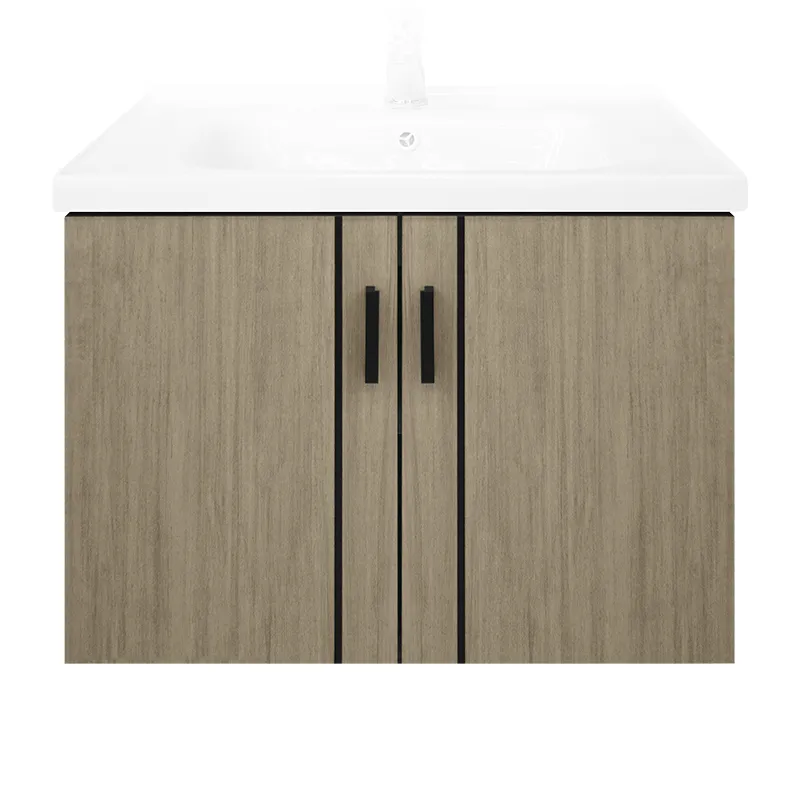 LA FONZA CABINET CARACAS CLB1024-T007-60 BROWN PLYWOOD SOFT CLOSING 2 DOOR