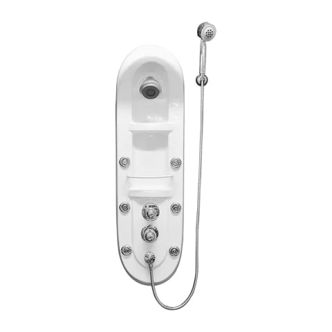 LA FONZA SHOWER PANEL SLS1124-P003 WHITE ACRYLIC SHOWER ENCLOSURE PANELS