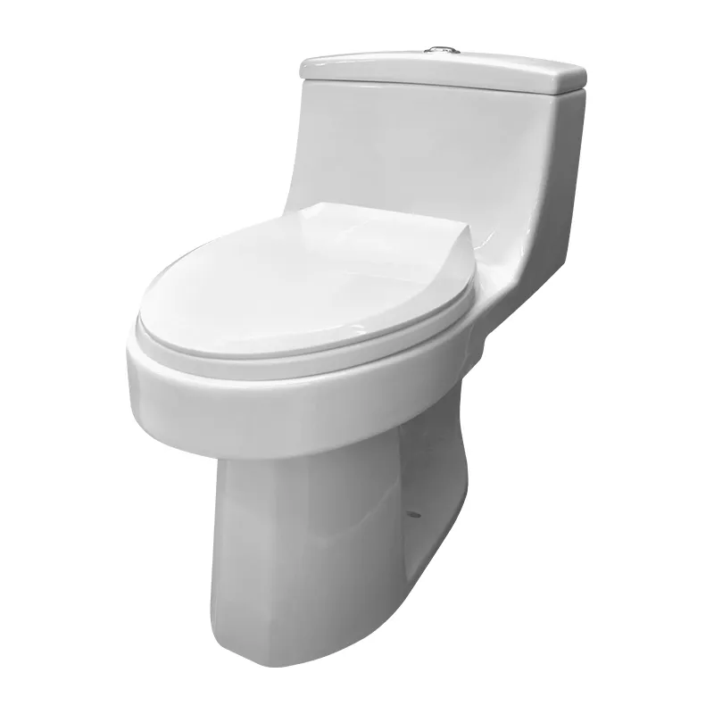 LA FONZA WC CLARK WLP1124-A018 WHITE CERAMIC 4/6 LITERS 1PC PUSH BUTTON FLUSHING ELONGATED