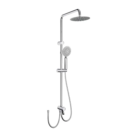 LA FONZA SHOWER COLUMN SLJ1224-L36202 CHROME SUS201 3 FUNCTION ROUND RAIN SHOWER