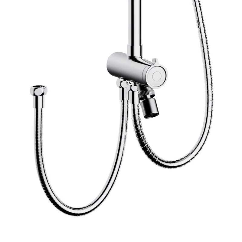 LA FONZA SHOWER COLUMN SLJ1224-L36202 CHROME SUS201 3 FUNCTION ROUND RAIN SHOWER