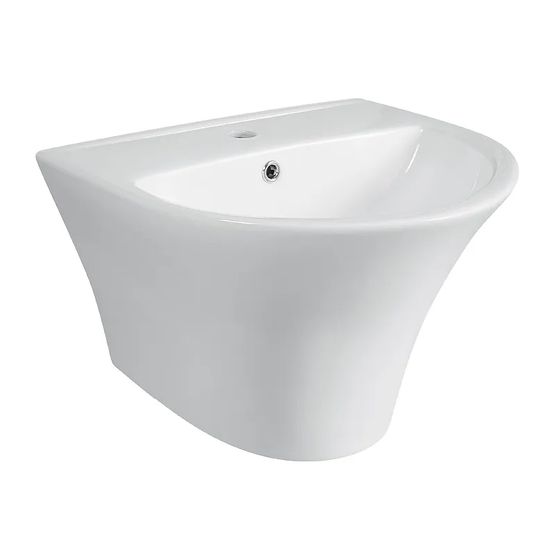 LA FONZA LAVATORY ADRIA LLJ1124-300 GLOSSY WHITE CERAMIC SLIM ROUND