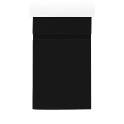 LA FONZA CABINET TWIST B BLACK MDF BOARD WITH DRAWERS PLAIN