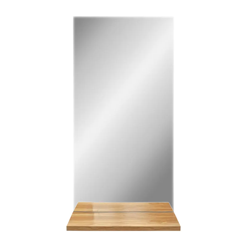LA FONZA MIRROR TWIST W CLEAR ALUMINUM VERTICAL PLAIN