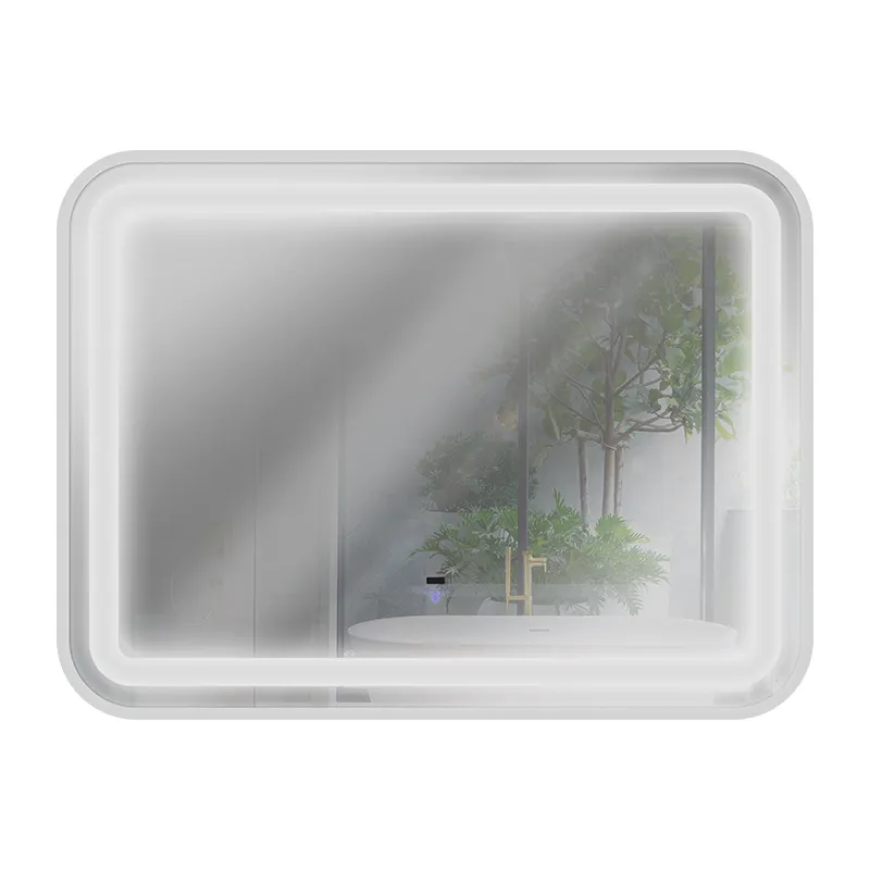 LA FONZA MIRROR MSN0824-1127 SILVER IRON FRAME 12W LED WITH FRAME HORIZONTAL
