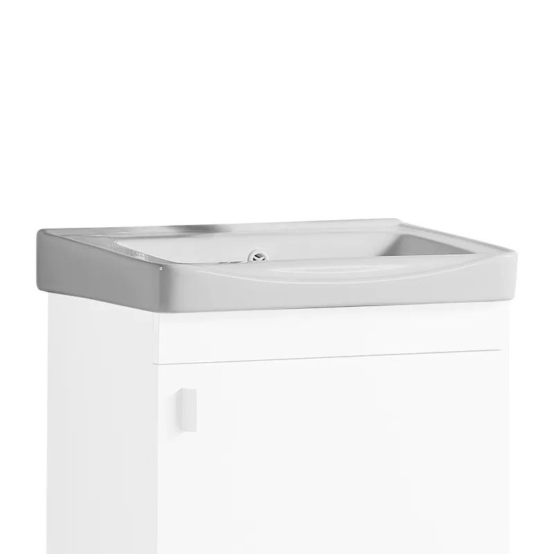 CERAMIC LAVATORY PLAIN WHITE