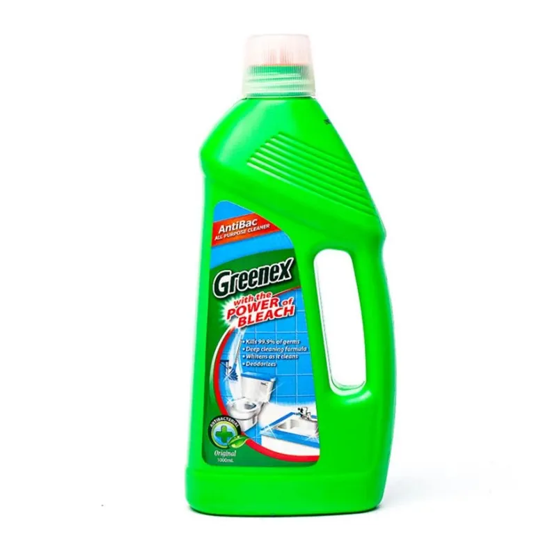 GREENEX BLEACH GNOLIT GREEN LIQUID CHEMICAL