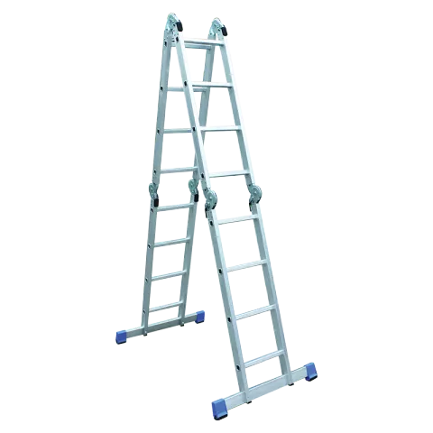 XTEND LADDER AO52-404 SILVER ALUMINUM FOLDING 8 STEPS