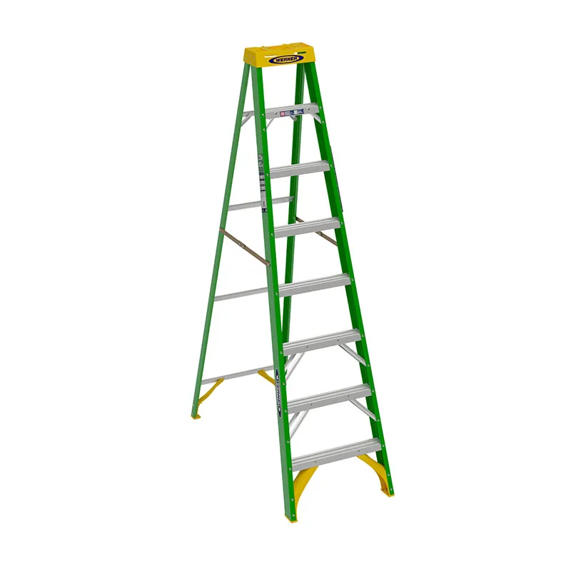 WERNER LADDER 5908AS GREEN ACRYLIC POLYMERS STEP 8 STEPS