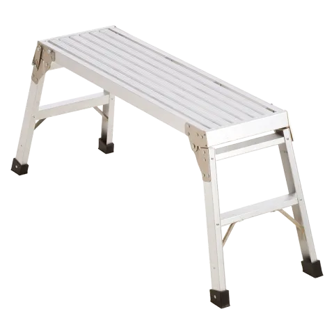 WERNER LADDER AP-20 SILVER ALUMINUM WORK PLATFORM 10 STEPS