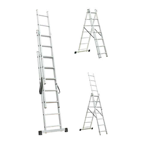 XTEND LADDER DAT-3X7 STEEL ALUMINUM COMBINATION 3 SECTION