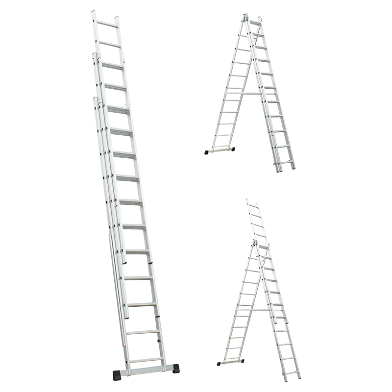 XTEND LADDER DAT-3X11 STEEL ALUMINUM COMBINATION 3 SECTION