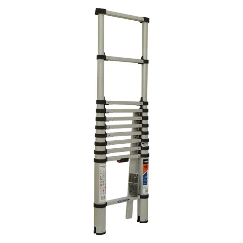 WERNER LADDER BL11-1AS SILVER ALUMINUM STEP LADDER 10 STEPS