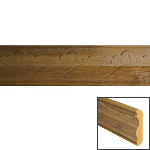 DESIGNCRAFT MOULDING M-01 #5 BROWN GEMILINA