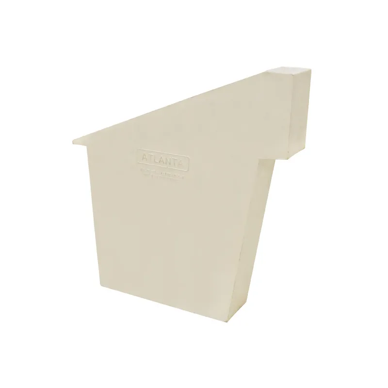 ATLANTA GUTTER ACCESSORIES WHITE PVC END CAP LEFT