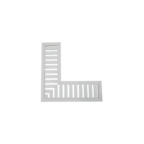POLYWOOD VENTILATION WHITE PVC L-TYPE
