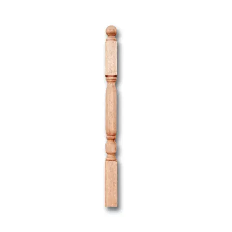 DESIGNCRAFT BALUSTER EW BROWN WOODEN STANDARD