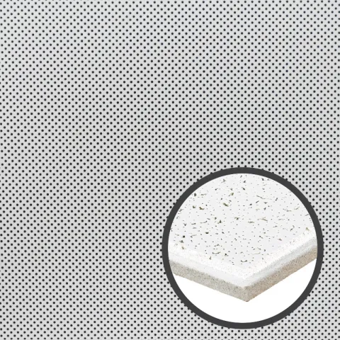 ARMSTRONG ACOUSTIC BOARD W3511 WHITE MINERAL FIBER RH99 FINE FISSURED SQUARE