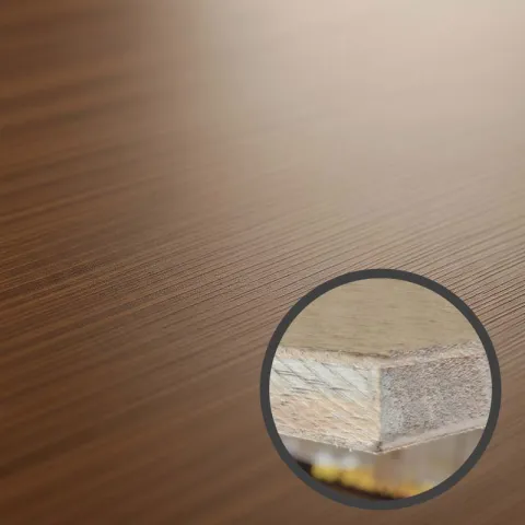 WOODTEK PLYBOARD PWO0623Y8004-3 DARK BROWN FALCATA LAMINATED WOOD